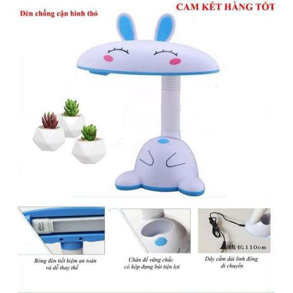 ĐÈN HỌC CHỐNG CẬN HÌNH THỎ CHO BÉ