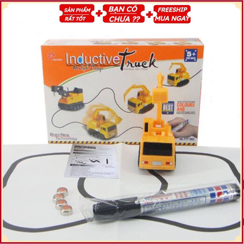 Xe Cần Cẩu Cảm Ứng Màu Mực US04822