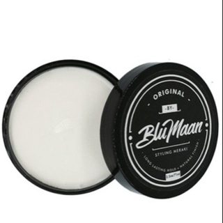 Sáp vuốt tóc bluman original đen 100gr tạo kiểu giữ nếp cho tóc. hàng chính hãng