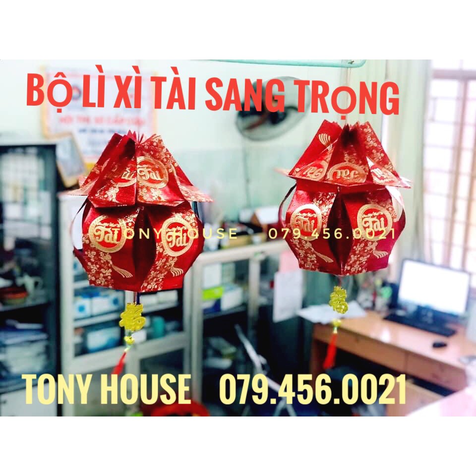 [HOT] Bao lì xì giấy đỏ truyền thống chữ nổi in 3D