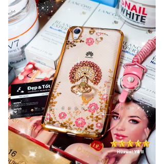 Ốp lưng Huawei Y6 II dẻo hình hoa
