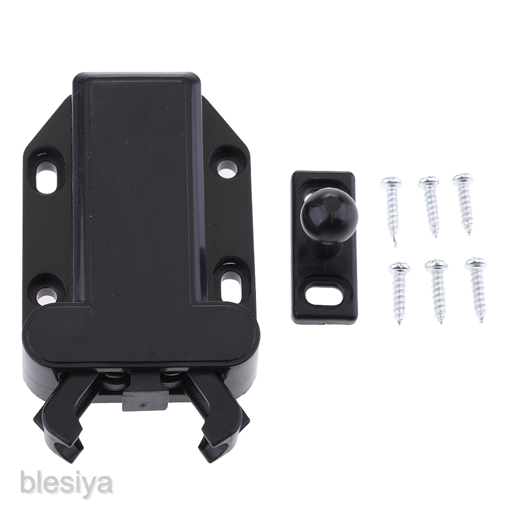 [Blesiya] Chốt Cửa Tủ Từ Tính Màu Đen