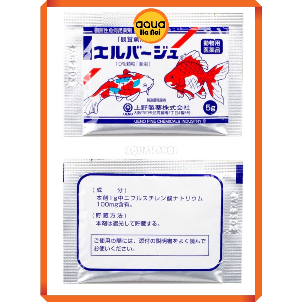 Tetra Nhật Bản gói 5 gram - Phòng nấm, kháng sinh cho cá cảnh, hỗ trợ cá khỏe