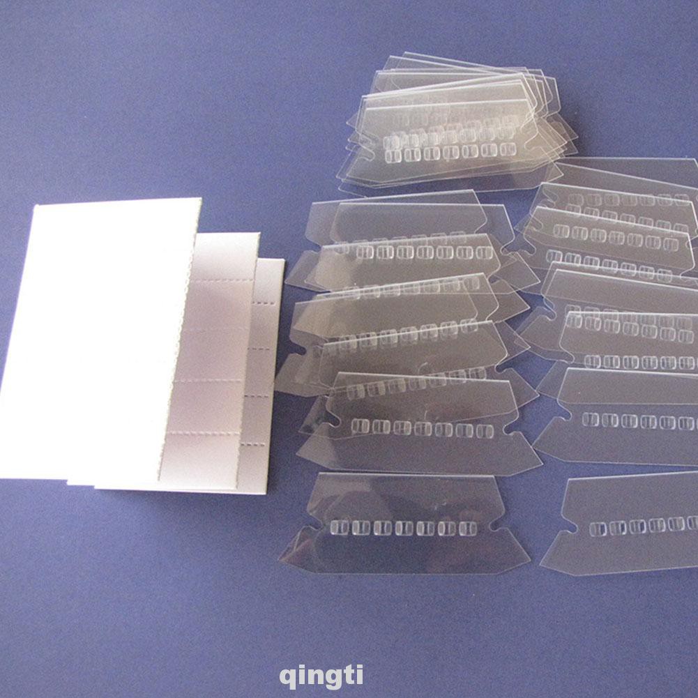 Set 100 Túi Đựng Hồ Sơ Trong Suốt Bằng Nhựa Pvc Có Thể Gấp Gọn Tiện Dụng