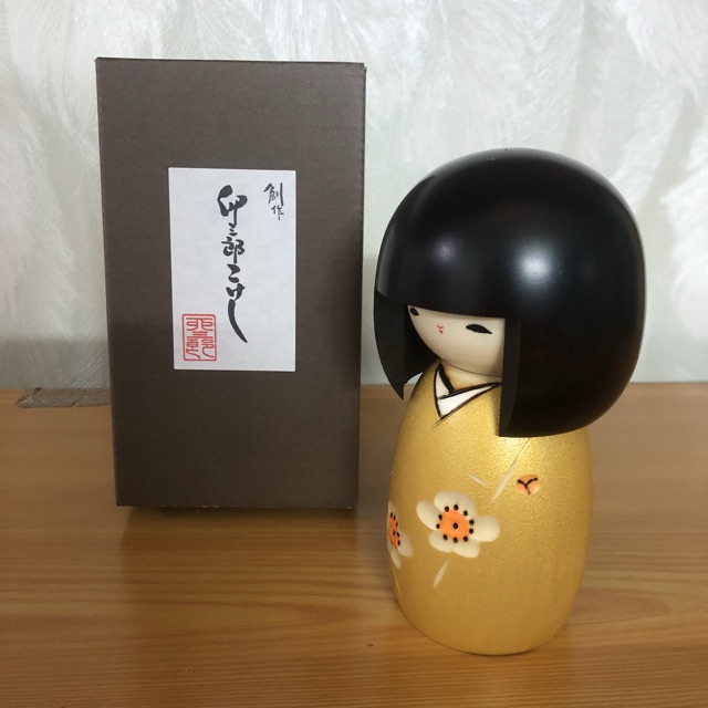 Búp bê Kaika, búp bê gỗ handmade Nhật Bản, búp bê Kokeshi