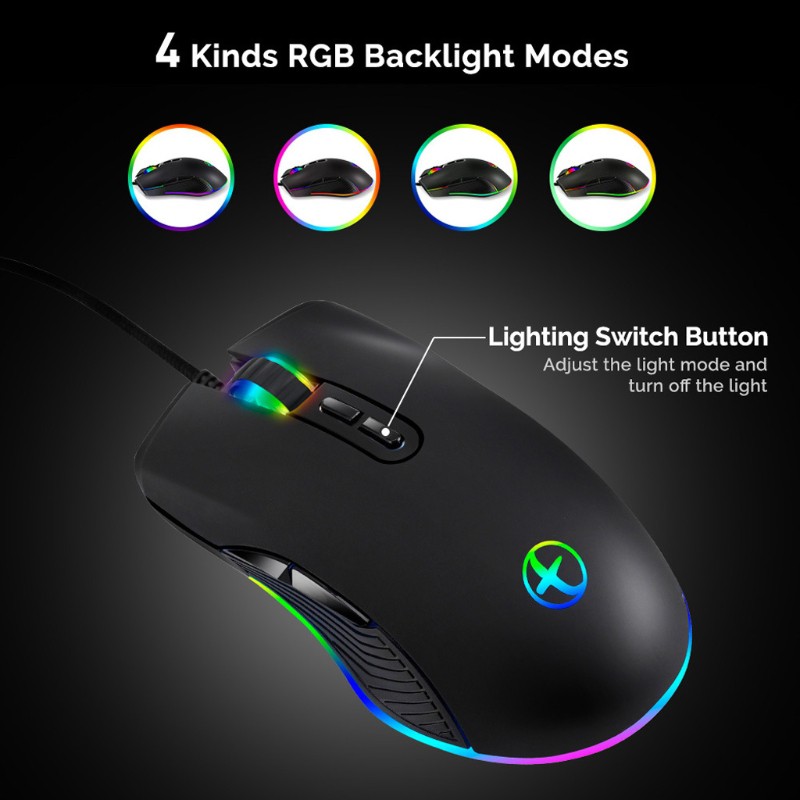 Chuột Chơi Game Có Đèn Led Rgb Cao Cấp