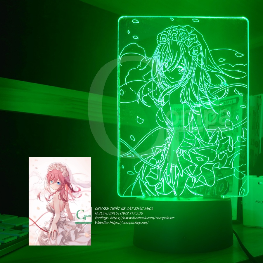 Đèn Ngủ Gotobun no Hanayome Miku Nakano Type 07 AGNH0207 16 MÀU TUỲ CHỈNH