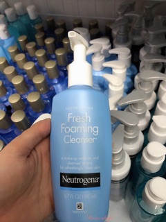 SỮA RỬA MẶT TẨY TRANG NEUTROGENA FRESH FOAMING CLEANSER 198ml