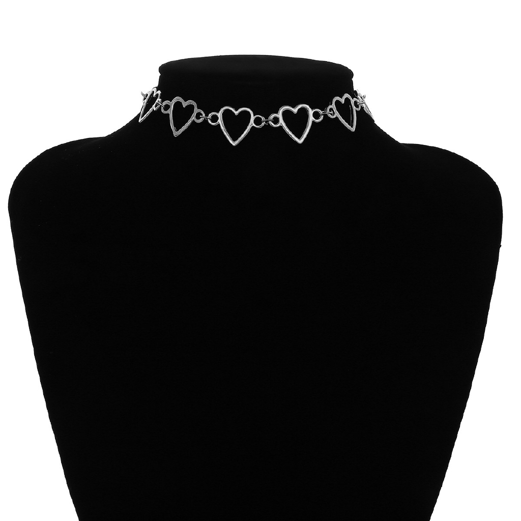 [Mã FASHIONCB231 hoàn tối đa 30K xu đơn 99K] Vòng Cổ Choker Mặt Trái Tim Đơn Giản Thời Trang | BigBuy360 - bigbuy360.vn