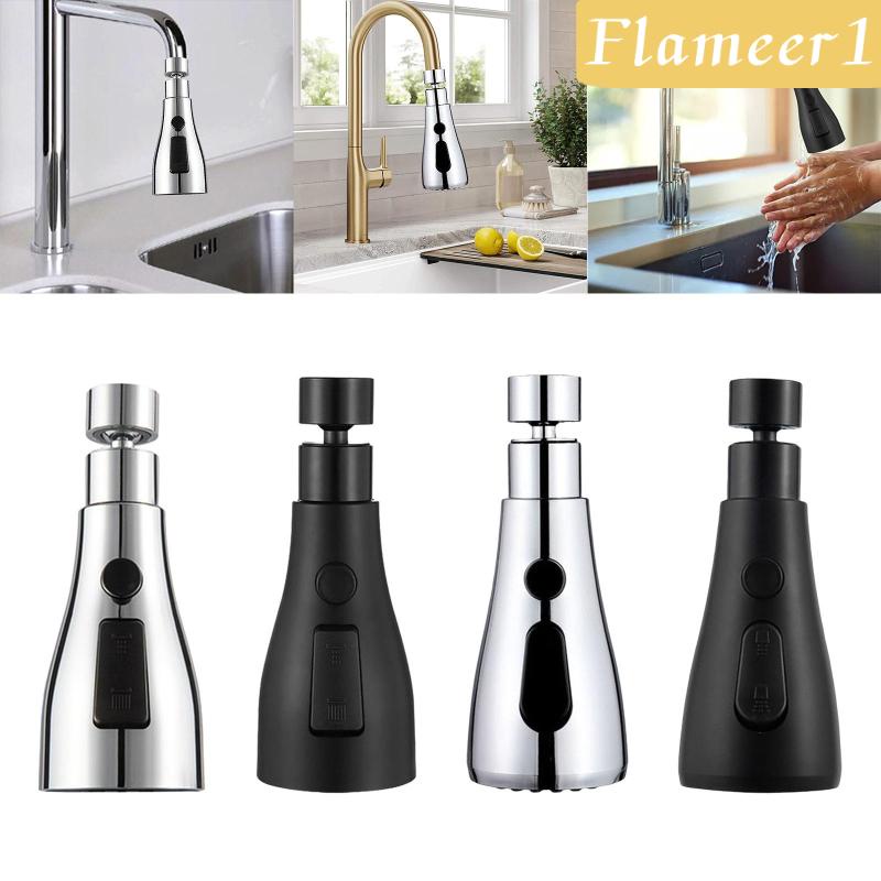 1 Đầu Vòi Nước Chống Văng Xoay 360 Độ 3 Chế Độ Điều Chỉnh Được Tiện Lợi Dành Cho Bồn Rửa Nhà Bếp