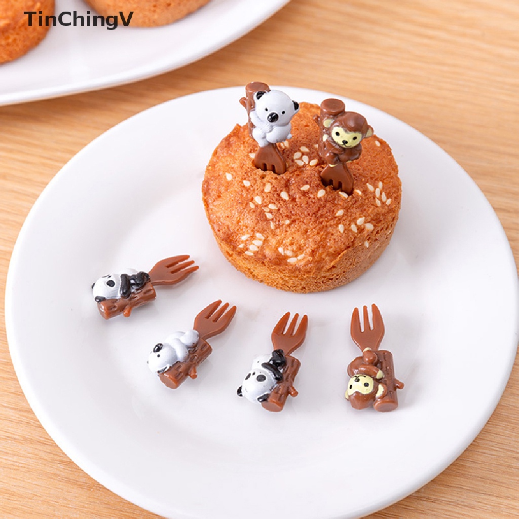 Bộ Nĩa Ăn Tráng Miệng Hình Hoạt Hình Dễ Thương