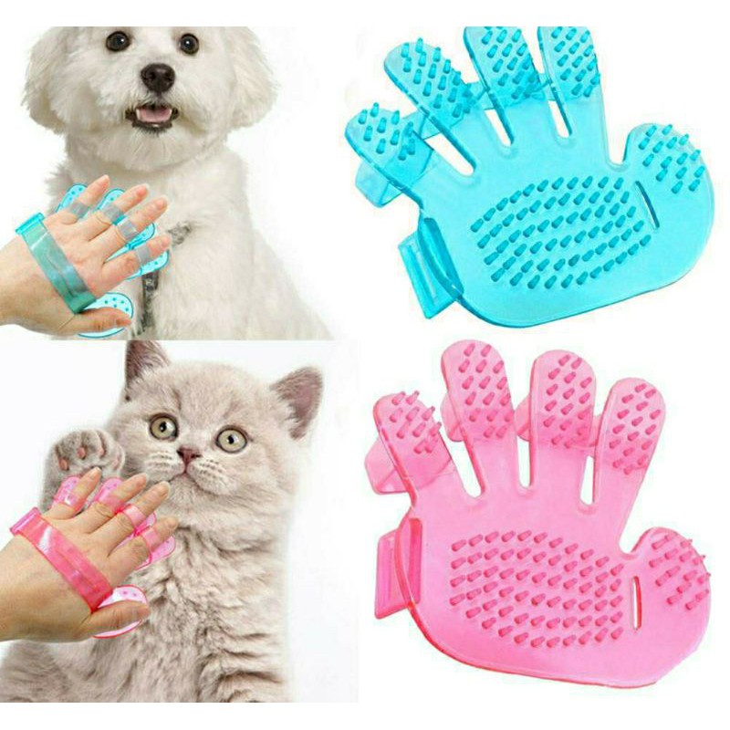 GĂNG TAY TẮM chó mèo chải lông gỡ rối