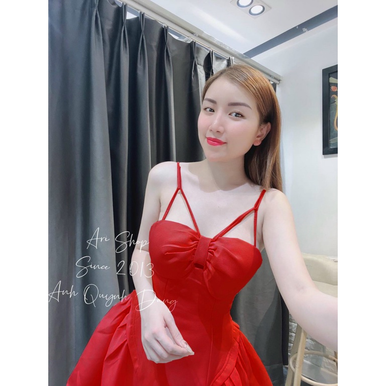 ĐẦM XÒE HAI DÂY CHÉO DỰ TIỆC ĐI CHƠI SIÊU XINH TÔN DÁNG SÁNG DA