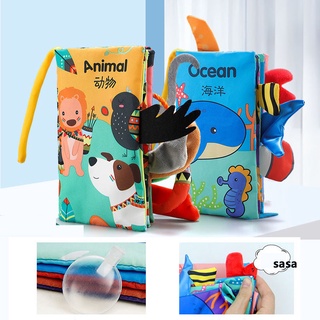 Set 2 sách vải có tiếng động vật cho bé từ 0-3 tuổi