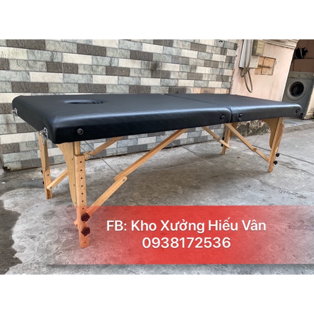 Giường vali chân gỗ