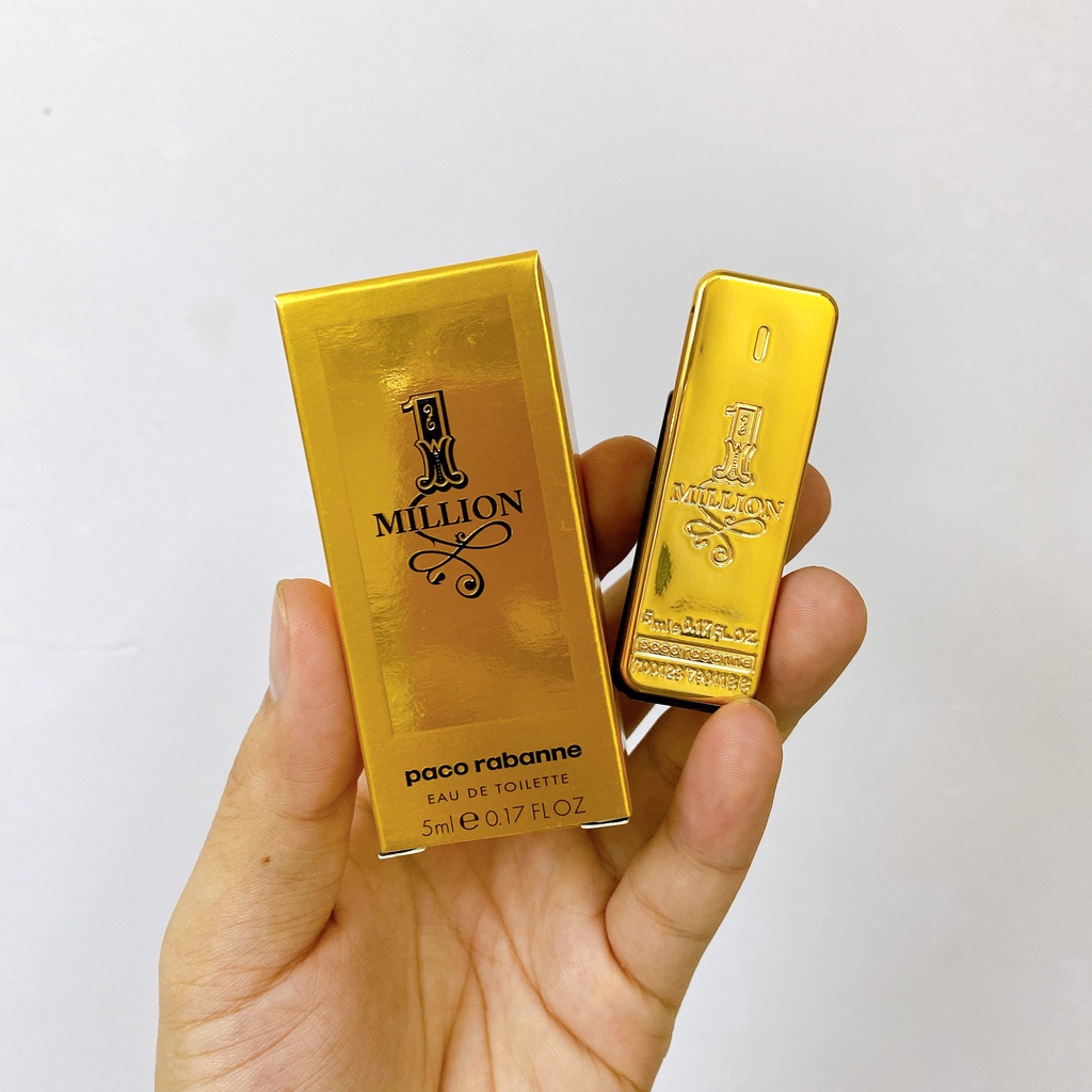 (mẫu mới 2022) Nước Hoa Paco Rabanne 1 Million EDT 5ml