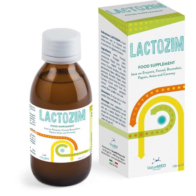 LACTOZIM - Men tiêu hóa - Lactozym Enzym cho trẻ biếng ăn, kém hấp thu nhập khẩu ITALY