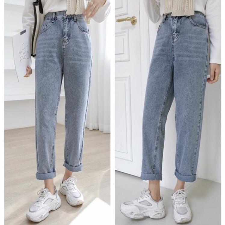 Quần jean baggy nữ ống suông, rộng TX-02 style hàn quốc 2021