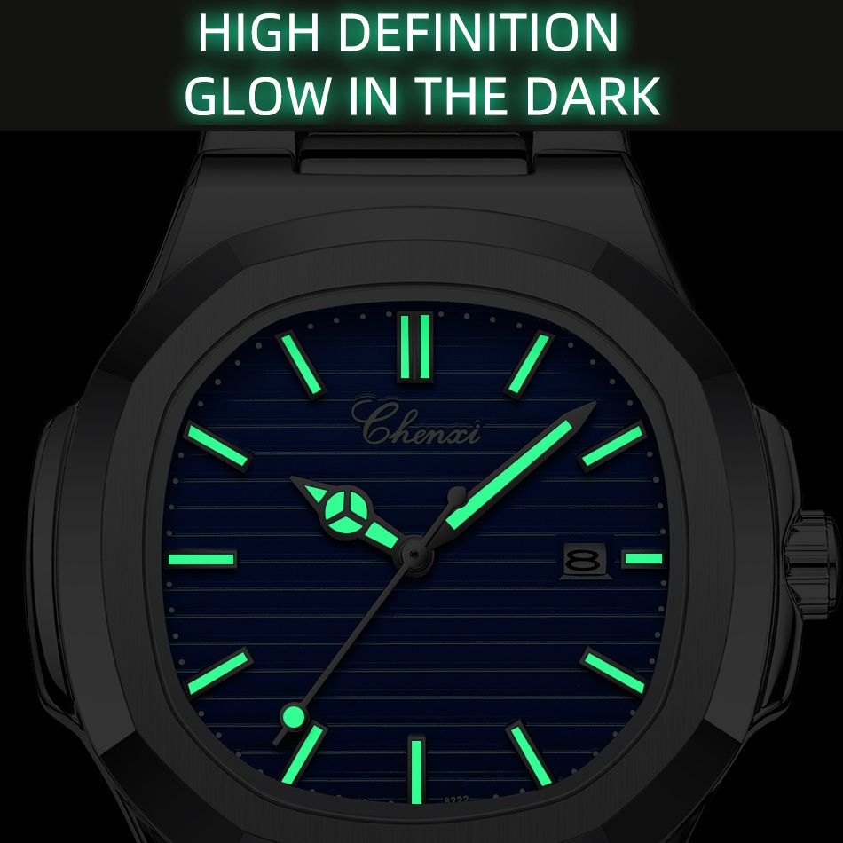 Đồng hồ đeo tay nam chất liệu thép không gỉ chống thấm nước sang trọng