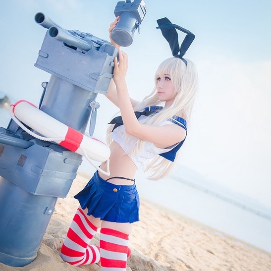 Trang phục Shimakaze Cosplay/ Kantai collection