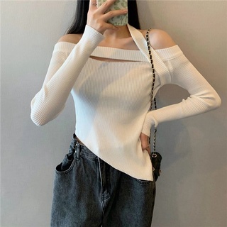 (SẴN) Áo ngang vai cổ quai