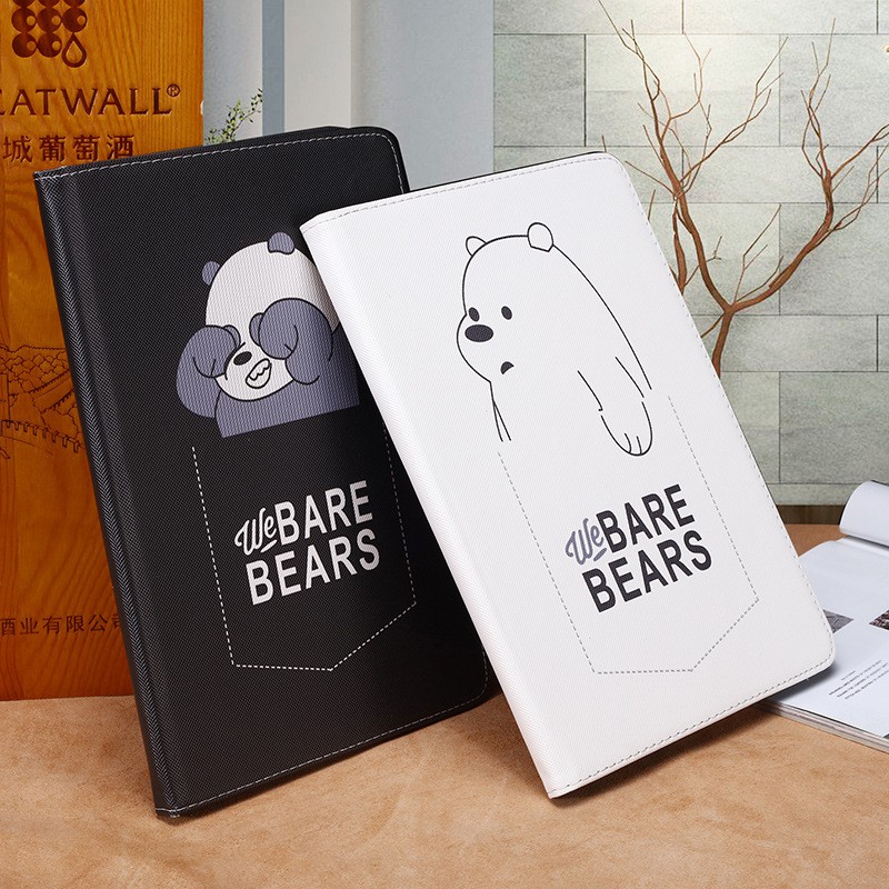[Viền Silicone] Bao Da iPad Hình Gấu Bears Xinh (P9) | BigBuy360 - bigbuy360.vn