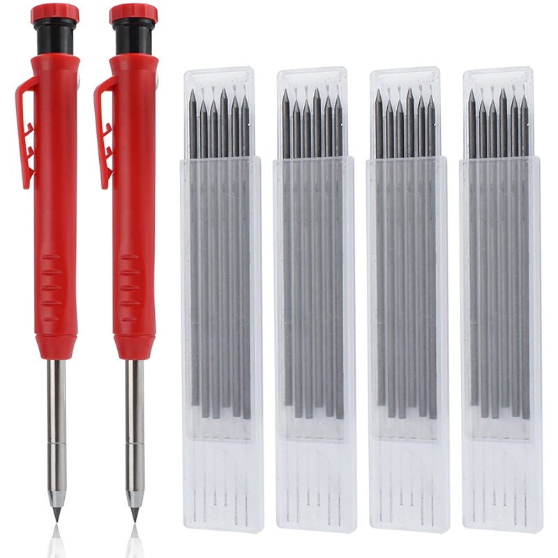 Bộ Bút Đánh Dấu Mộc Bằng Hợp Kim Nhôm Chuyên Dụng Cho Thợ Mộc