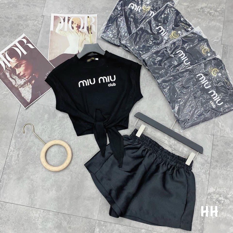 áo croptop chữ buộc eo