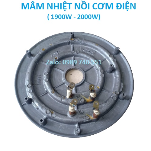 Mâm nhiệt nồi cơm điện công nghiệp 1900-2000w đường kính 270mm