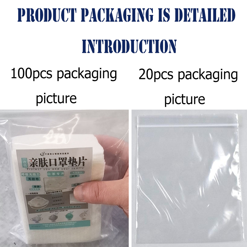 (Hàng Mới Về) Set 20 / 100 Miếng Đệm Lót Khẩu Trang 3 Lớp Tiện Dụng | BigBuy360 - bigbuy360.vn