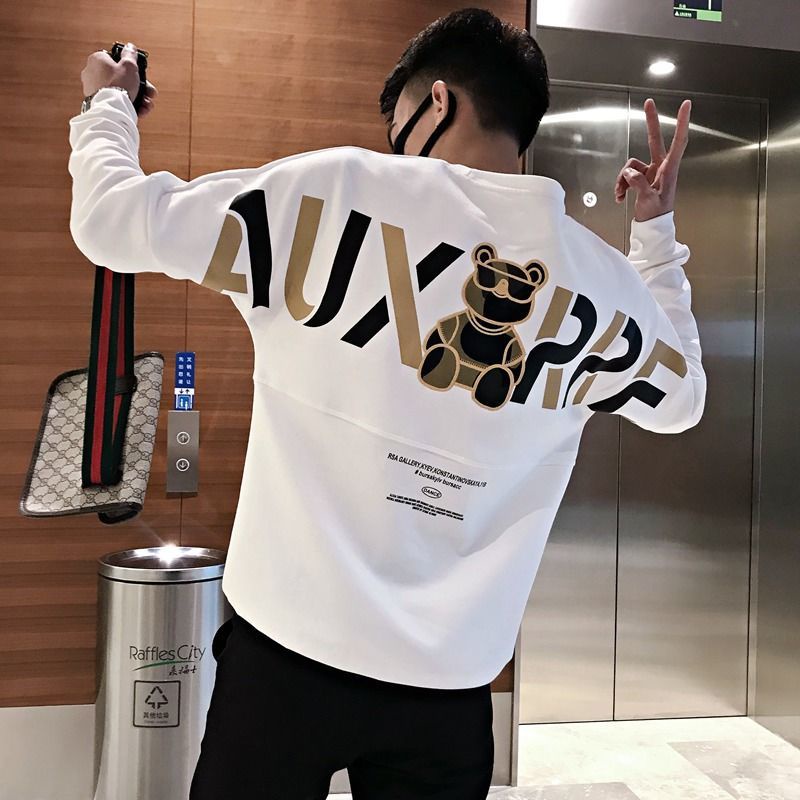 Áo Sweater Cổ Tròn Lót Lông Cừu Dày Dặn Thời Trang Mùa Đông Cho Nam Giới 8.5