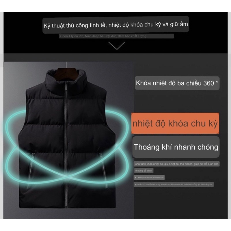 ÁO KHOÁC PHAO GILE NAM NỮ SIÊU ĐẸP- ÁO KHOÁC THỜI TRANG THU ĐÔNG CỰC ẤM💥