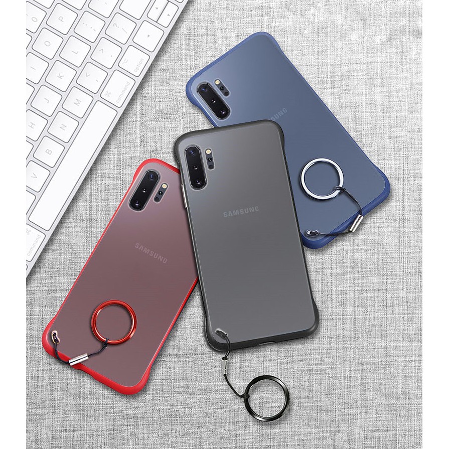 Ốp lưng Samsung Note 10 Plus nhám mờ siêu mỏng không bo viền