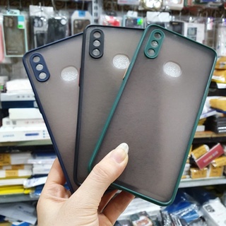Ốp Sámung A10S viền dẻo màu lưng mờ hạn chế vân tay,viền bảo vệ camera.