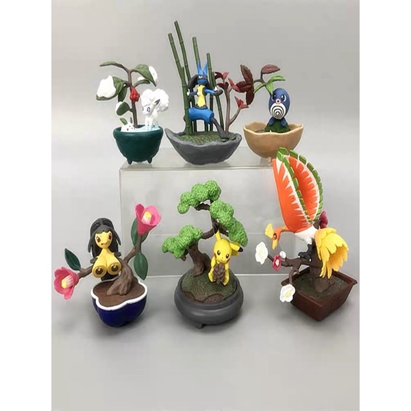 Mô hình Vườn Cây bonsai Pokemon khu vườn trong mơ trong chậu thế hệ 2 đồ chơi búp bê trang trí