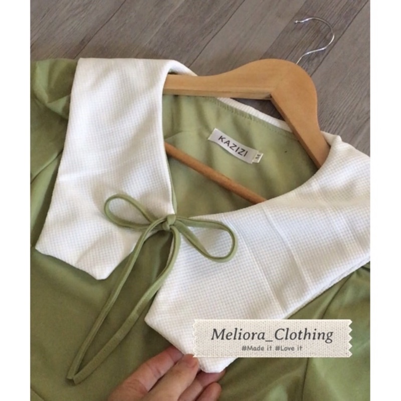 Váy dài xanh bơ Meliora