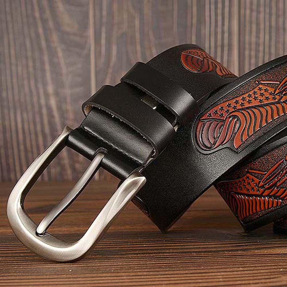 Thắt Lưng Da Bò Kiểu Dáng Sang Trọng Dành Cho Nam