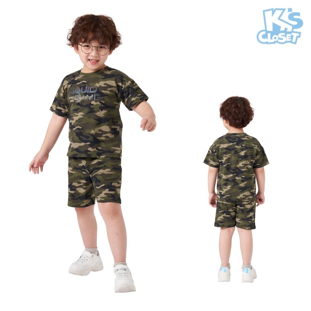Bộ quần áo cộc tay trẻ em K'S CLOSET dành cho bé (214 tuổi) KT46TWS  E011TWS TMĐT