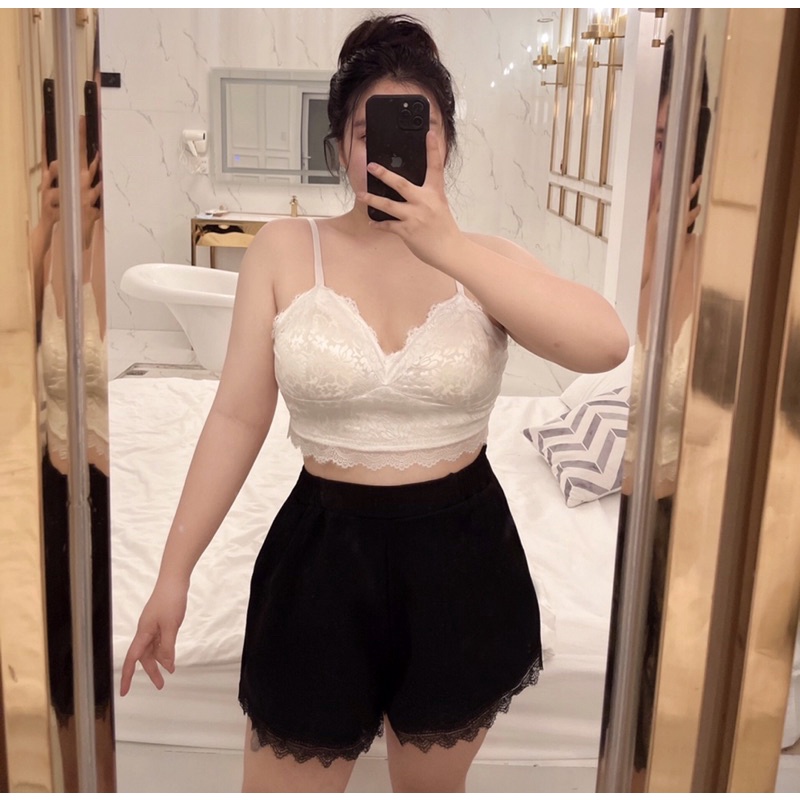 Bigsize: Áo bra ren hai dây siêu xinh Bigsize