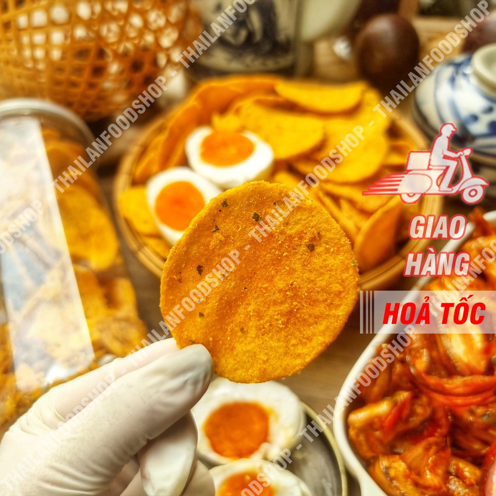 Khoai Tây Lát Lắc Trứng Muối - Lon 200gr