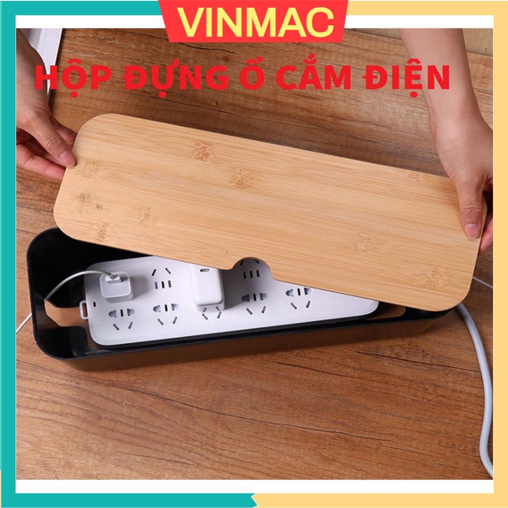 Hộp Đựng Ổ Cắm Điện, dây điện, sạc cáp an toàn đảm bảo bằng nhựa ABS chống cháy nổ