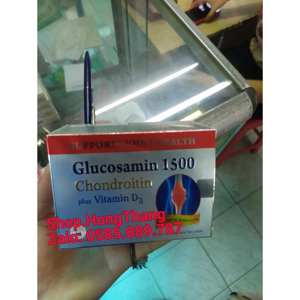 GLUCOSAMIN CHONDROITIN PLUS Giúp xương chắc khớp khỏe, ngăn ngừa thoái hóa khớp, tái tạo mô sụn.