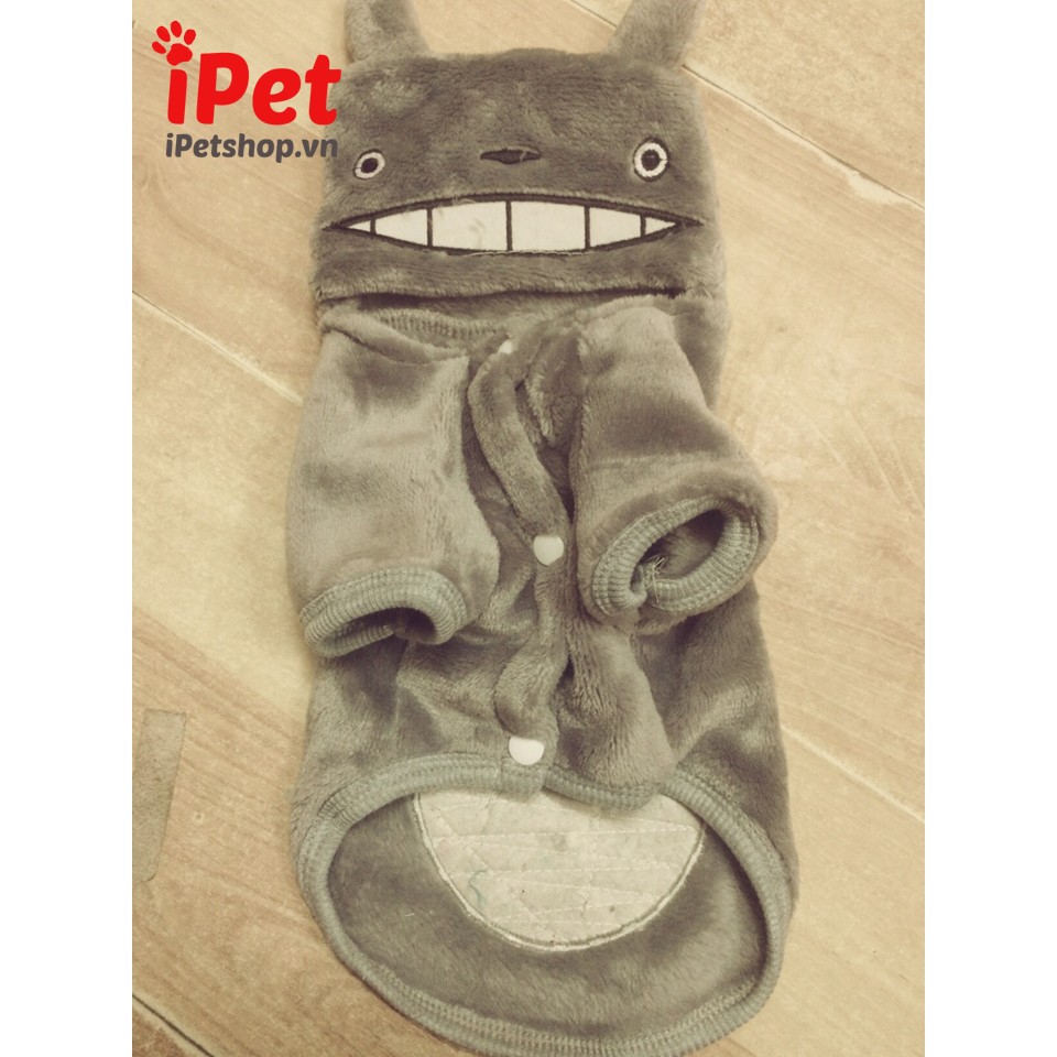 Bộ Quần Áo Thun Cho Thú Cưng Chó Mèo Hình Totoro Dễ Thương - iPet Shop