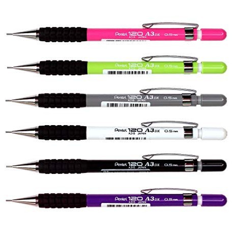 Bút Chì Kim Pentel Kỹ Thuật Ruột 0.3/0.5/0.7/0.9mm, Ngòi Bằng Thép chắc chắn, chính hãng 100%