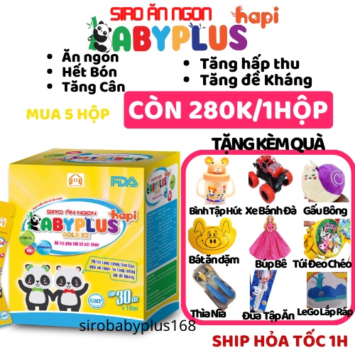 BabyPlus - Siro Ăn Ngon Baby Plus Giúp Bé Hết Biếng Ăn,Tăng Cân,Tăng Đề Kháng,Hết Táo Bón