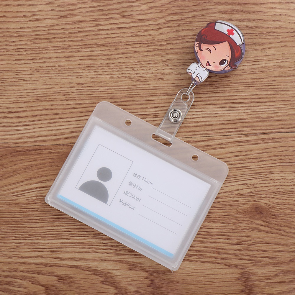 Bao kẹp giữ thẻ ID bằng nhôm họa tiết hoạt hình dễ thương