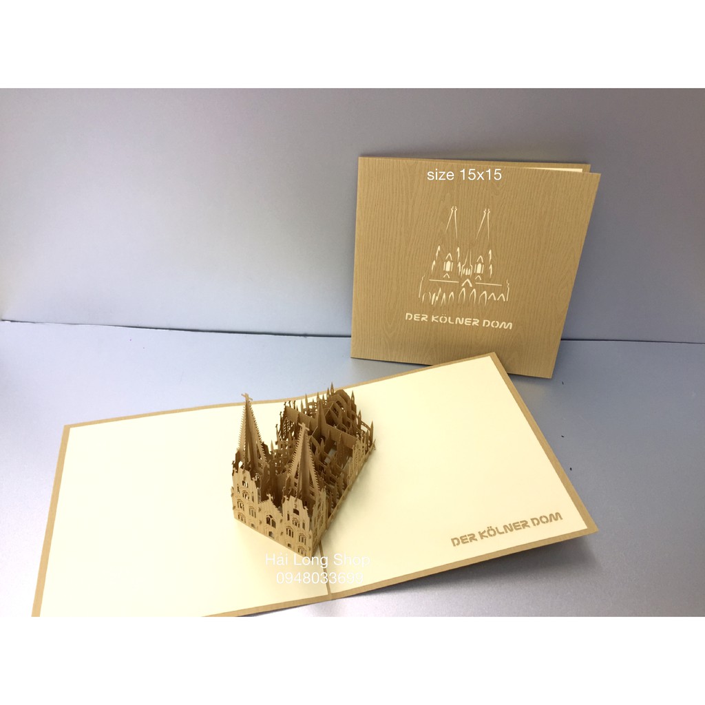Nhà Thờ ( Đức )- Thiệp 3D | BigBuy360 - bigbuy360.vn