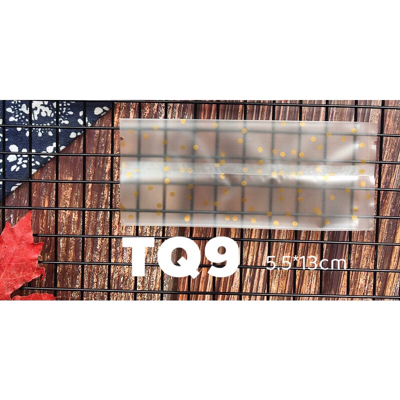 Túi đựng bánh hạnh nhân Chấm Bi TQ9 (100c)