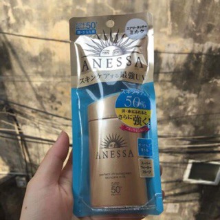 [Chính hãng] Kem Chống Nắng Anessa Perfect UV Sunscreen Skincare Gel SPF50+ PA++++ hàng nội địa nhật .