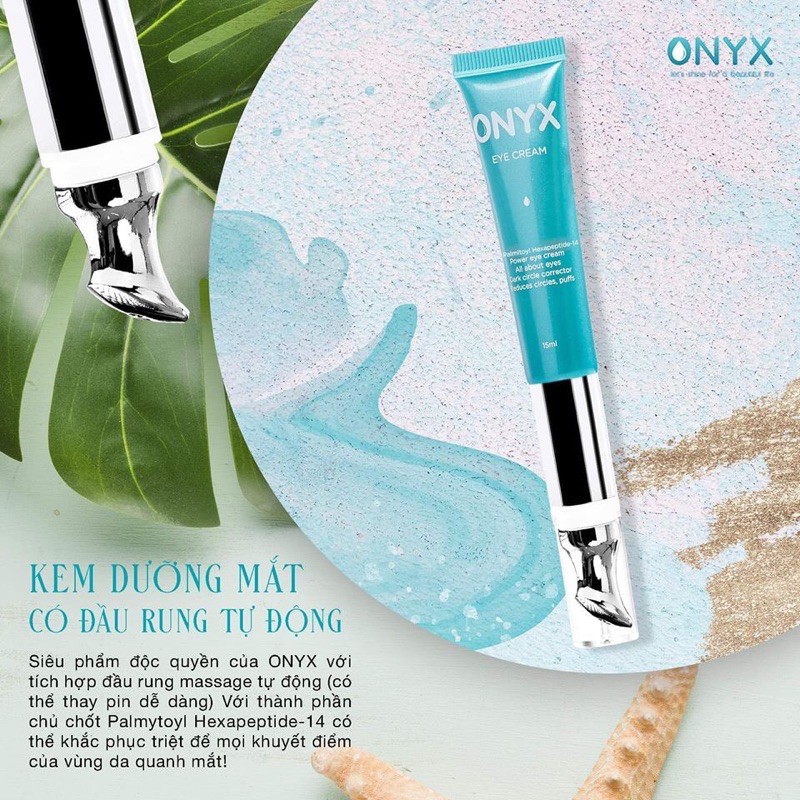 [HÀNG MỚI] Kem Dưỡng Mắt Xoá Nhăn Thâm Quầng, Bọng Mắt Với Đầu Rung Massage Tự Động ONYX COSMETICS BẢO THY | BigBuy360 - bigbuy360.vn